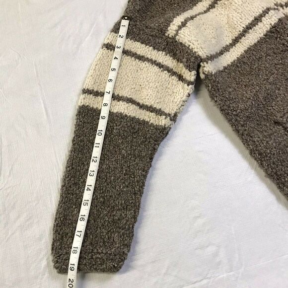 Alpaca Connection Womens Long Sleeve Cardigan Sweater Zip Front Size Medium - Picture 9 of 11